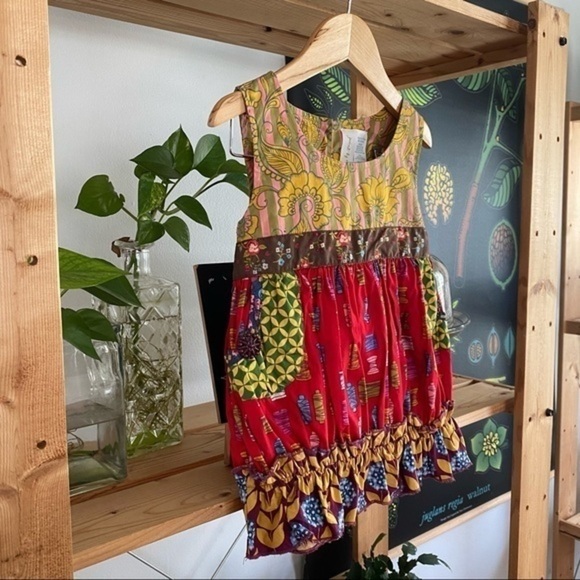 Matilda Jane Paint By Numbers Jester Red Shasta Bubble Top mixed floral print - Picture 10 of 16